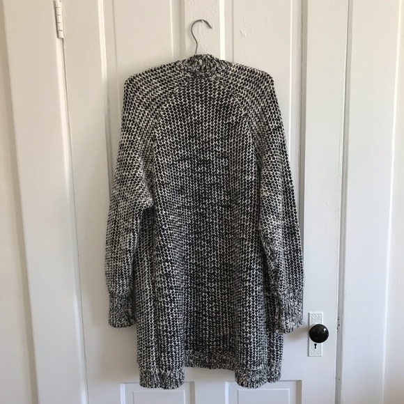 oversized open knit cardigan - Picture 4 of 7